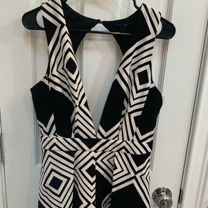 Black and White Romper
